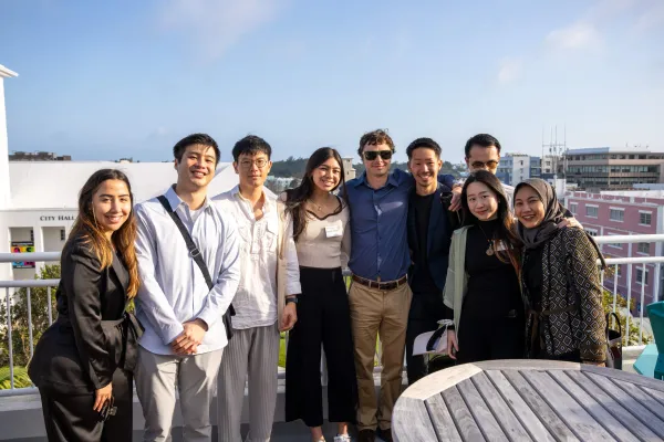 Group of students from Cornell University