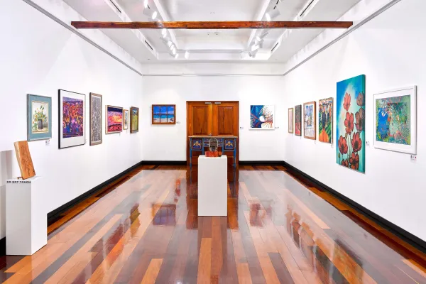 A room in the Masterworks Museum of Bermuda Art