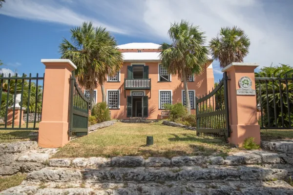 The exterior of the Verdmont museum in Bermuda