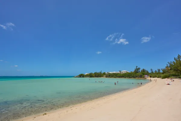 Shelly Bay Beach near Hamilton in Bermuda