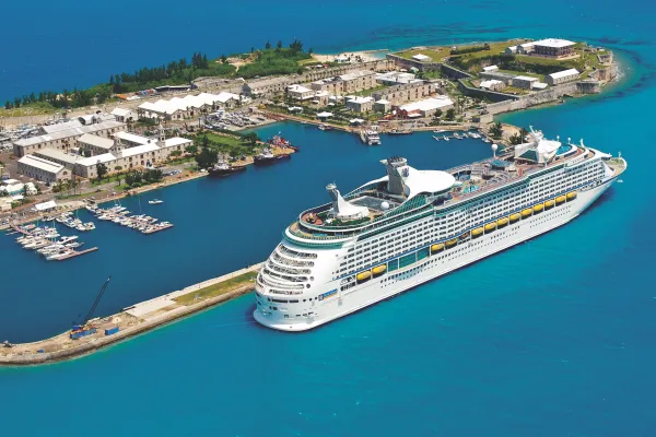 Cruise ship in Royal Naval Dockyard