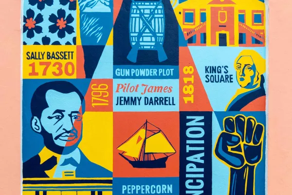 St. George's Mural - Panel 2