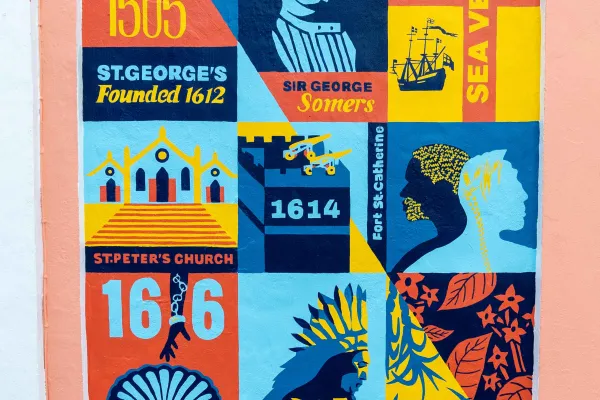 St. George's Mural - Panel 1