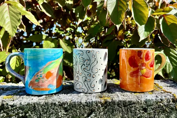 Bermy Flow Studio – Glazed Mugs From Single Session Workshop.
