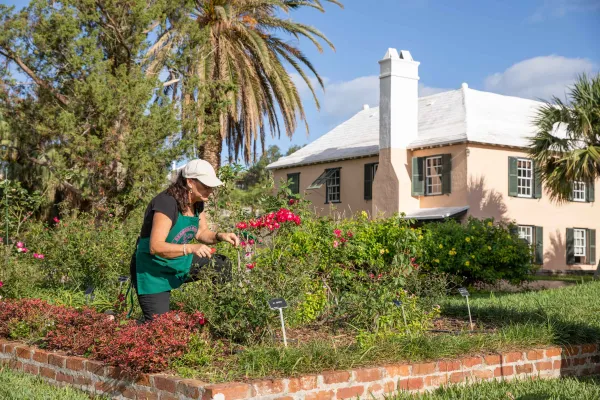 Waterville – Bermuda National Trust – Rose Garden At Waterville