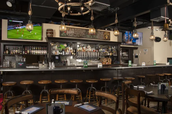 Frog & Onion Pub – Interior Bar Area At Frog & Onion