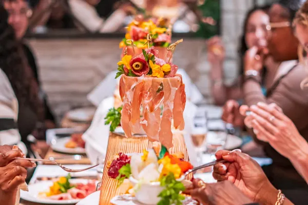 La Trattoria Restaurant – La Trattaria - Tablescape Of Food