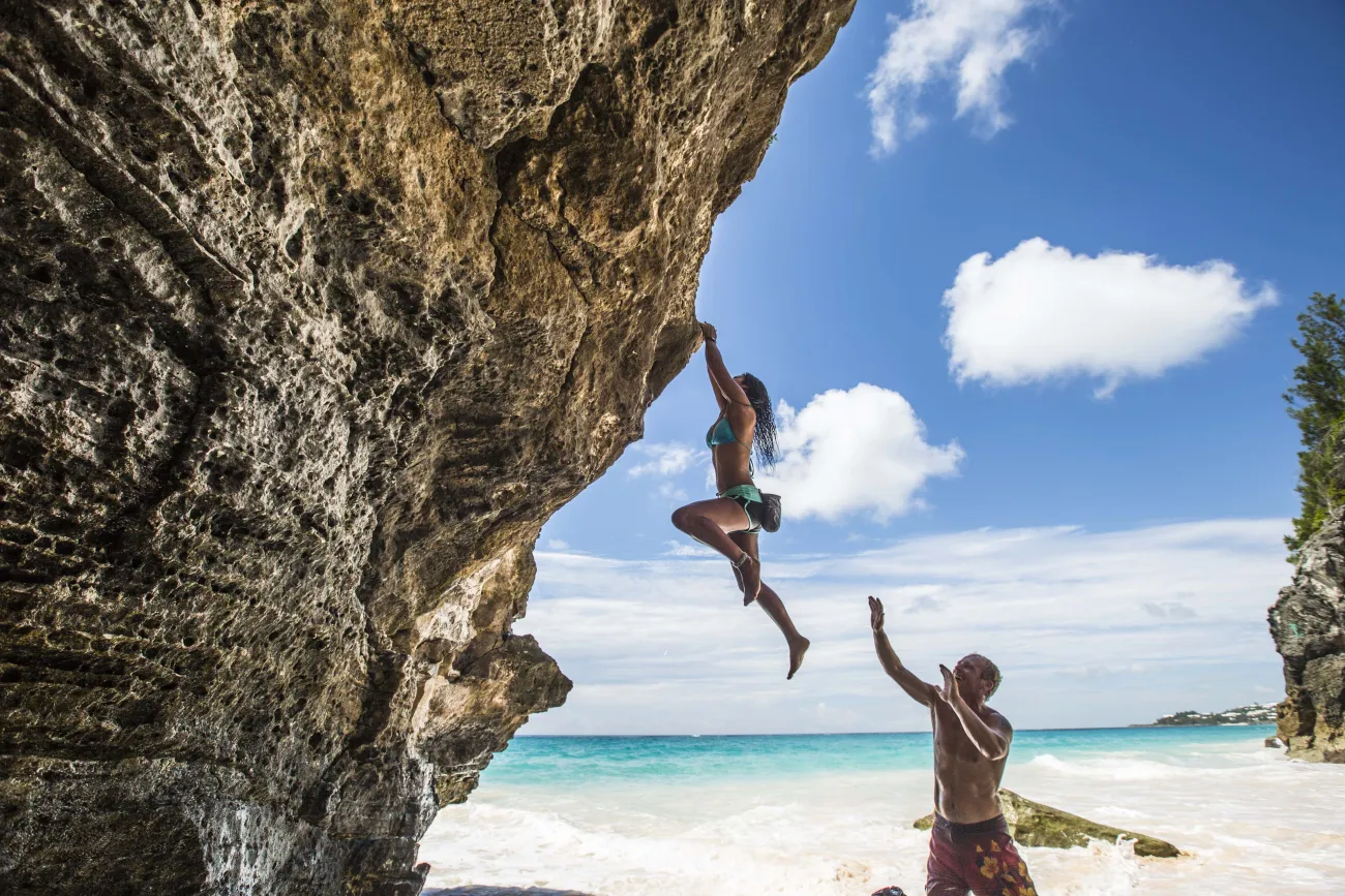 Rock climbing in Bermuda