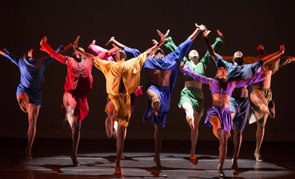 Dance performers on stage