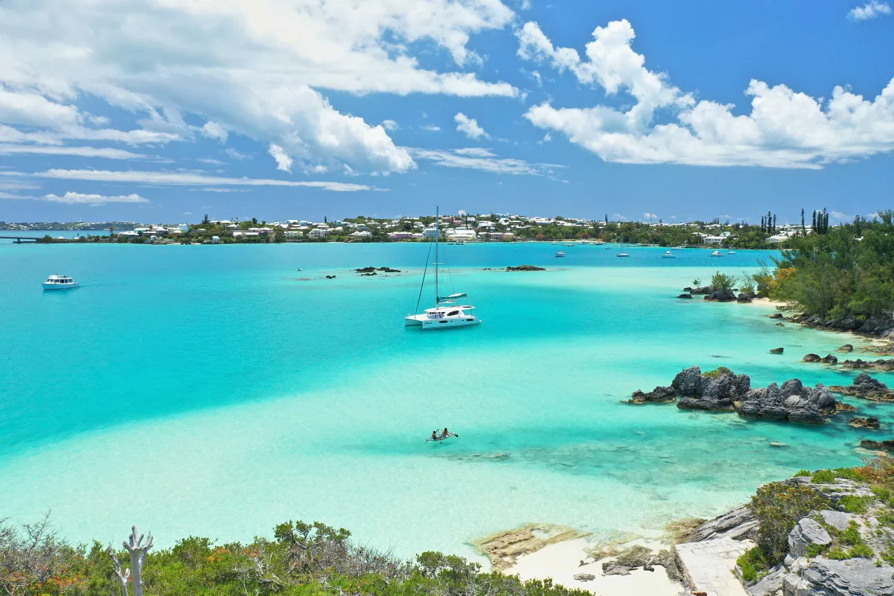 Sail Bermuda view of boat.