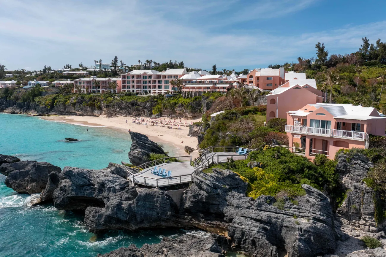 Aerial view of The Reefs.