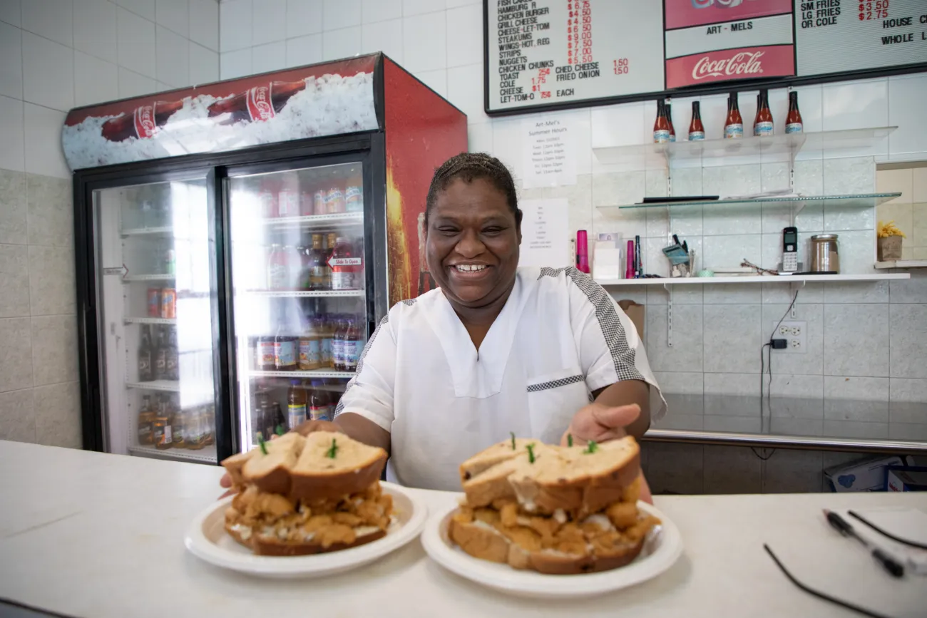 Fish Sandwiches from Art Mel's