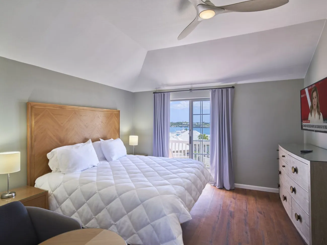 Interior view of room at the St. George's Club