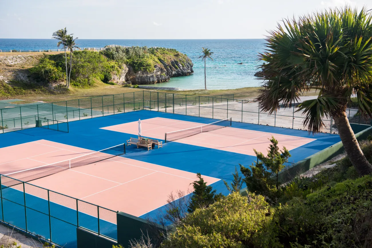 Hamilton Princess Tennis court.