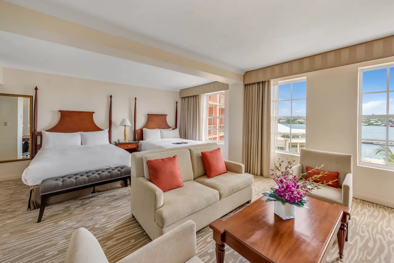 Junior suite at the Hamilton Princess.