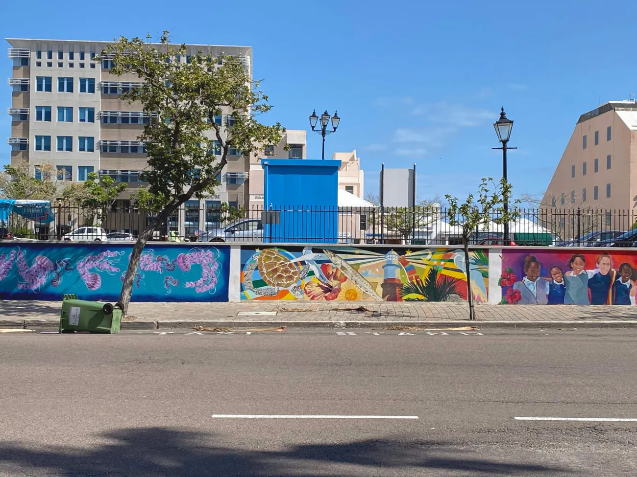 No Title by Unknown Artist, "Vivid Bermuda" by Michael Cacy, "Bermudaful Treasures" by Charmain Friday