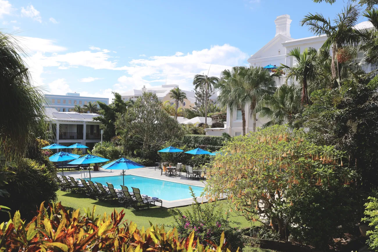 Exterior of the Rosedon pool.