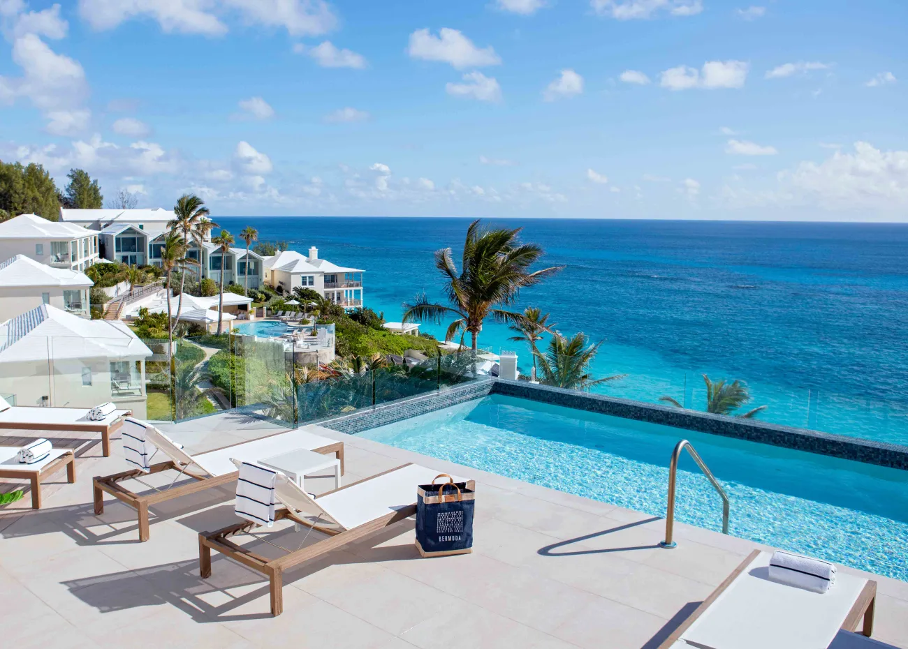 View of Seascape pool at Azura Bermuda