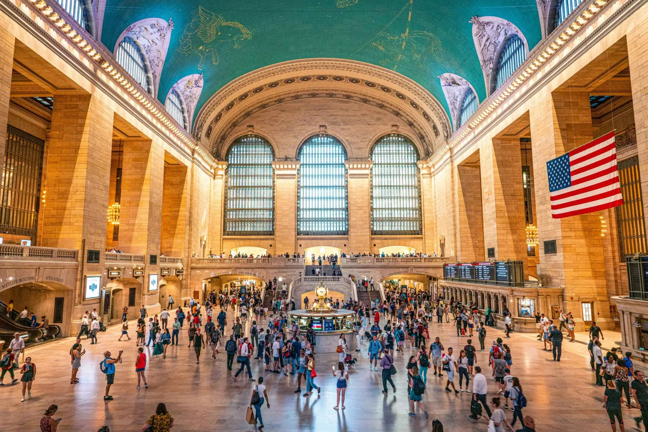 Interior view of Grand Central Station