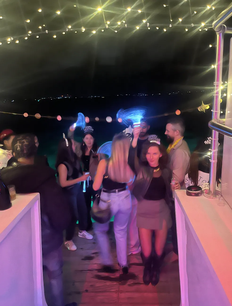 New Year's Eve DISCO Party 2026 In Bermuda On Board ÜberVida