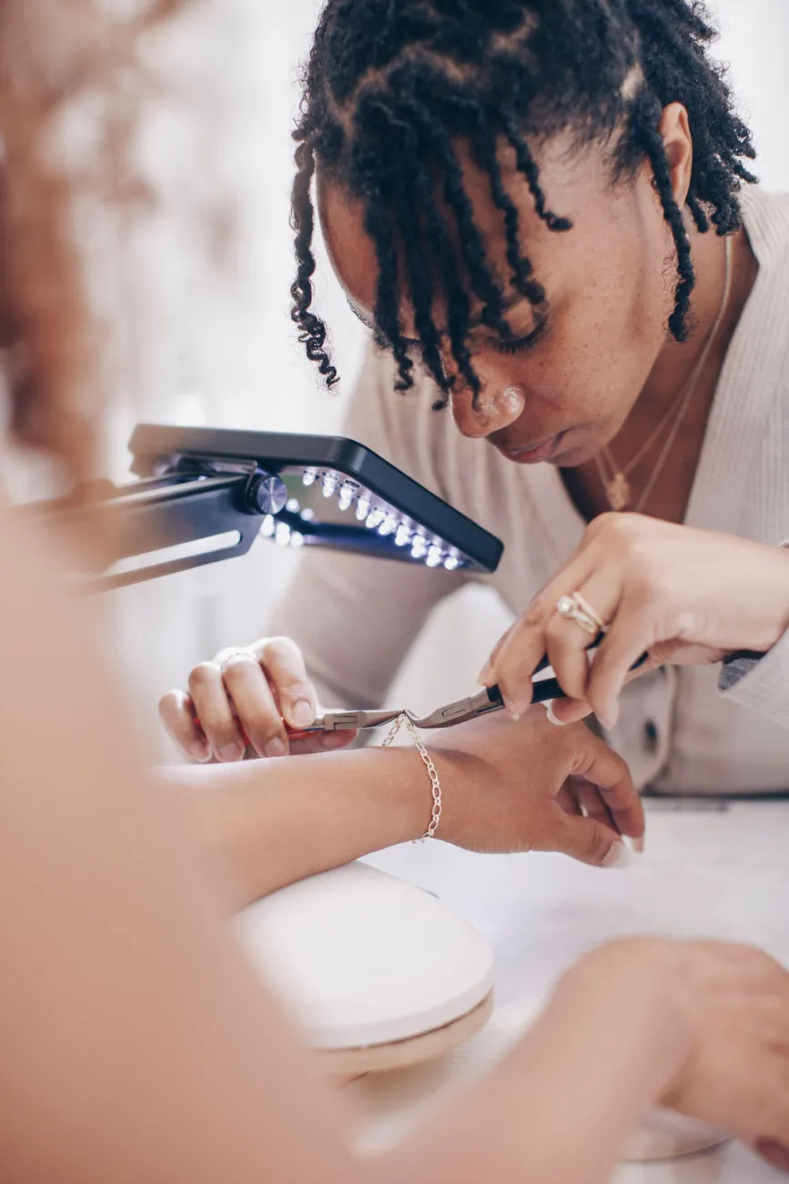 Permanent Jewellery At Alexandra Mosher Studio